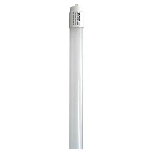 Satco 43 Watt T8 LED Single Pin Base Tube Light Bulb, 8 ft