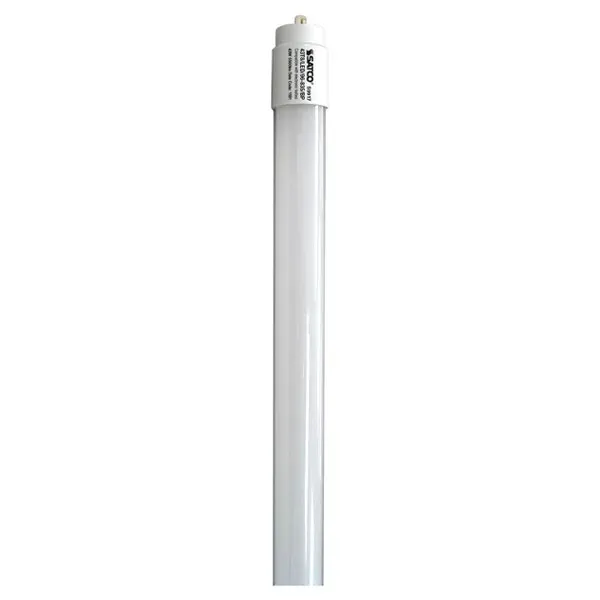 Satco 43 Watt T8 LED Single Pin Base Tube Light Bulb, 8 ft
