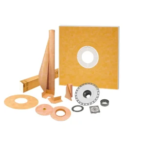Schluter KERDI SHOWER KIT Complete kit | 48″ x 48″ Center Drain Kit / ABS Drain - view 2