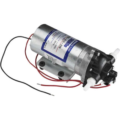 Shurflo 12V DC High Pressure Diaphragm Pump, 1.6 GPM, 150 PSI