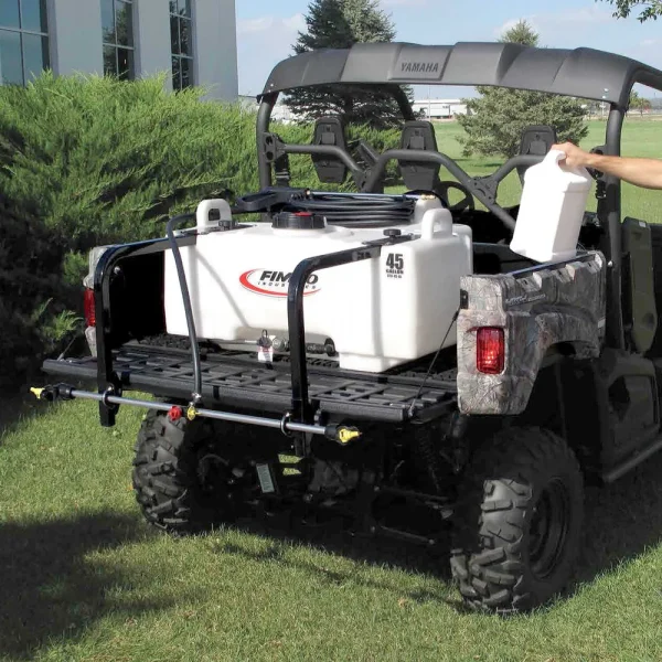 Fimco 45- & 65-Gallon UTV Sprayers with Stainless Steel 3-Nozzle Broadcast Boom