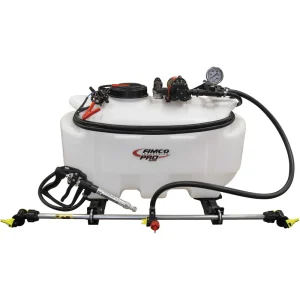 Fimco Pro Series 25-Gallon ATV Sprayer with Stainless Steel 3-Nozzle Broadcast Boom and Quick Release Gun - view 2