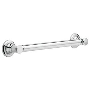 Delta Traditional Stainless Decorative Grab Bar, 18 in