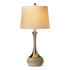 MIDWEST CBK 158950 SILVER LONG NECK TABLE LAMP