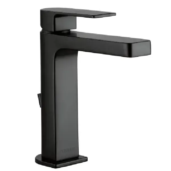 Peerless Xander Black Hi-Arc Bathroom Faucet