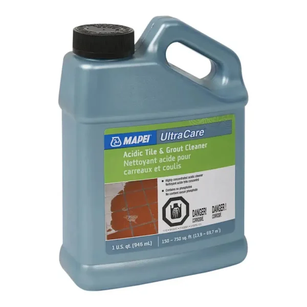Mapei Ultracare Acidic Tile & Grout Cleaner – 1 Quart