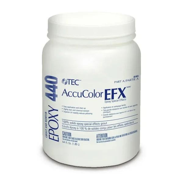 TEC AccuColor EFX Epoxy Special Effects Grout – Part A | Almond