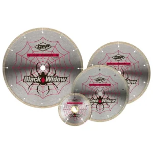 QEP Black Widow Thin Rim Diamond Blades | 4″