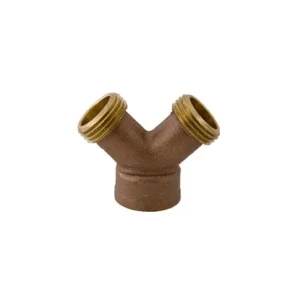 Brass 3/4″ Hose Wye