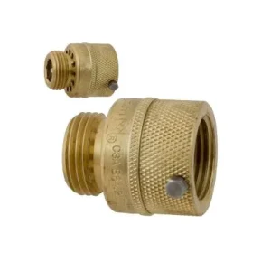 3/4″ BRASS GARDEN HOSE VACUUM BREAKER