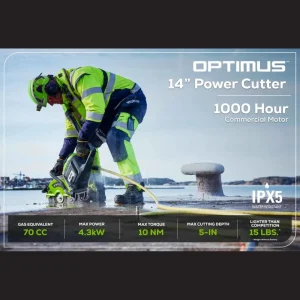 Optimus 82V 14” Power Cutter (Tool Only) - view 4