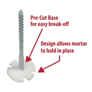 Primo Tools – Vortex Leveling System – 1/16″ Base | 1/16″ – Bucket of 550 - view 2