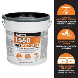 Roberts 1550 Max Complete Polyurethane Wood Flooring Adhesive – 4 Gallon - view 2