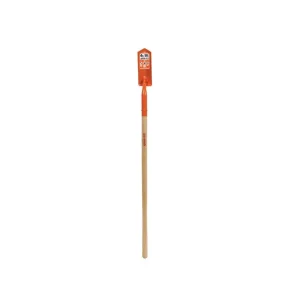 4″ Trenching/Cleanout Shovel, 16 Gauge Tempered Steel “V” Blade, 48″ Wood Handle