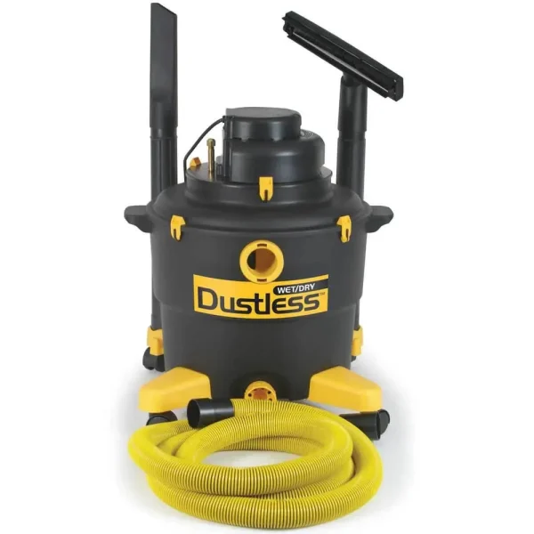 TeqVac Dustless 16-Gallon Dustless Wet Dry Vacuum