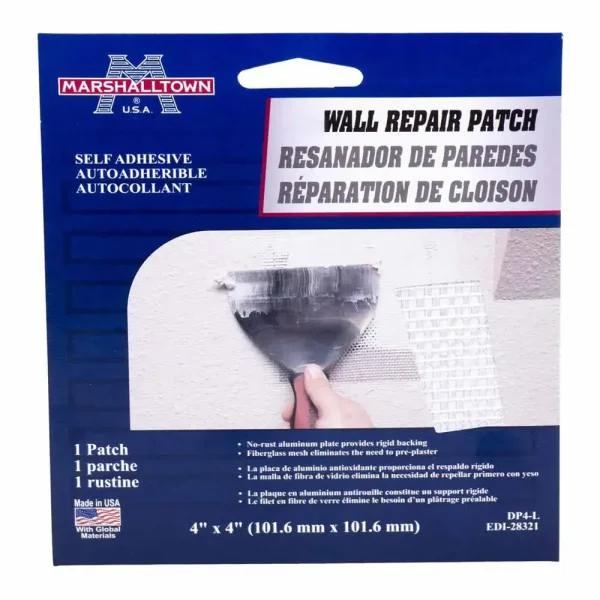 Marshalltown Drywall Repair Patch Kits | 4″ x 4″