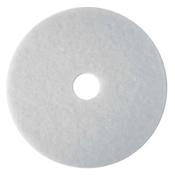 Hawk White Polishing Floor Pads, Box of 5 | 19″