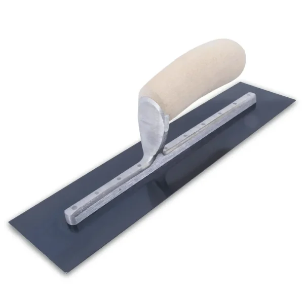 Marshalltown Blue Steel Finishing Trowels | 12 in x 3 in / Wood Handle