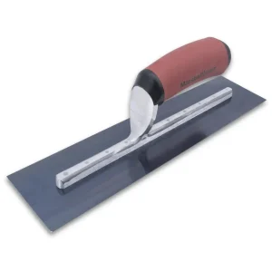 Marshalltown Blue Steel Finishing Trowels | 12 in x 3 in / Wood Handle - view 2