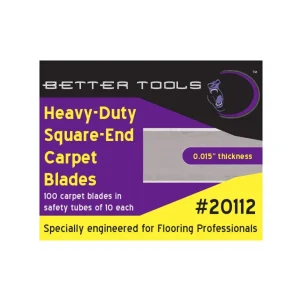 Better Tools 0.015″ Heavy Duty Square End Slotted Blades