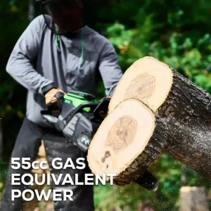 Greenworks 82V 18″ 2.7kW Chainsaw with 4Ah Battery and Dual Port Charger - view 2