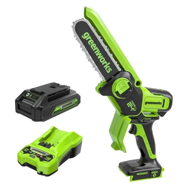 Greenworks 24V 2Ah Pruner Mini Saw Kit