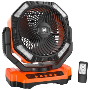 Panergy 40,000mAh Jobsite Oscillating Fan with LED Light
