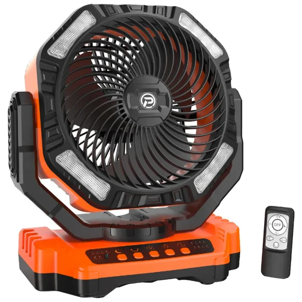 Panergy 40,000mAh Jobsite Oscillating Fan with LED Light