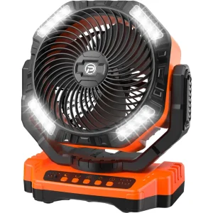Panergy 40,000mAh Jobsite Oscillating Fan with LED Light - view 2