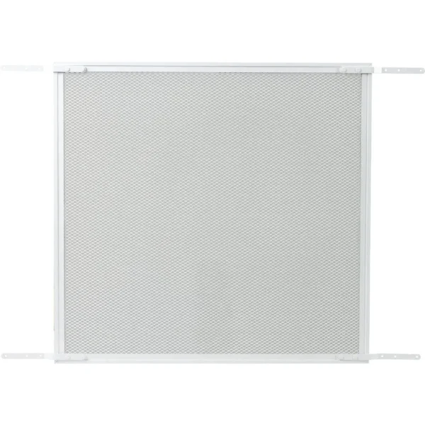 Make-2-Fit 34.5 Ft. x 24 In. Aluminum White Door Grille for 36 In. Door