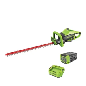 Greenworks 24″ Hedge Trimmer with 2Ah Battery & Charger