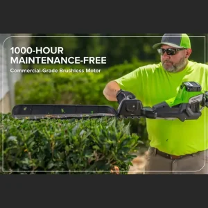 Optimus 82V 30″ Single Sided Hedge Trimmer (Tool Only) - view 2