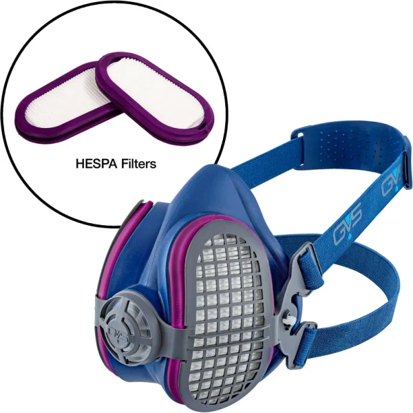 GVS Elipse® Half-Mask Respirator with HESPA™ + P100 Filters