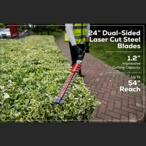 Optimus 82V Short Pole Fixed Hedge Trimmer (Tool Only) - view 2