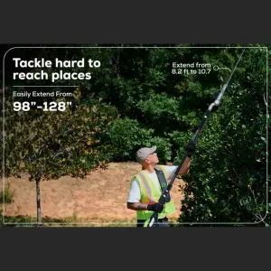 Optimus 82V Telescoping Hedge Trimmer (Tool-Only) - view 2