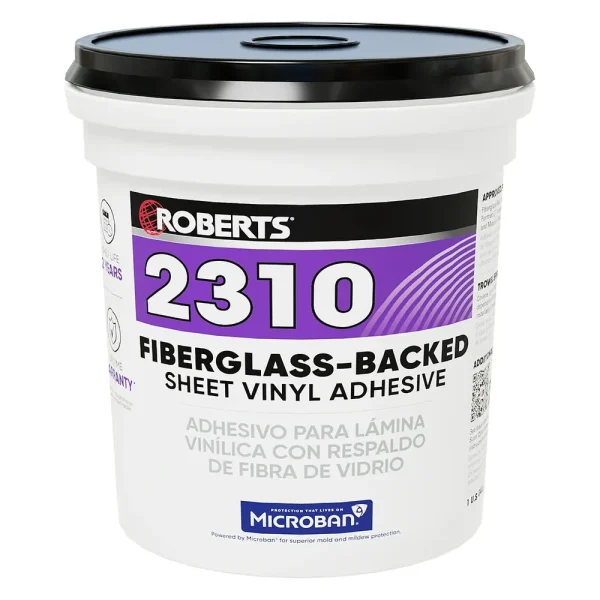 Roberts Fiberglass-Backed Sheet Vinyl Adhesive – 4 Gal. (15.14 L)