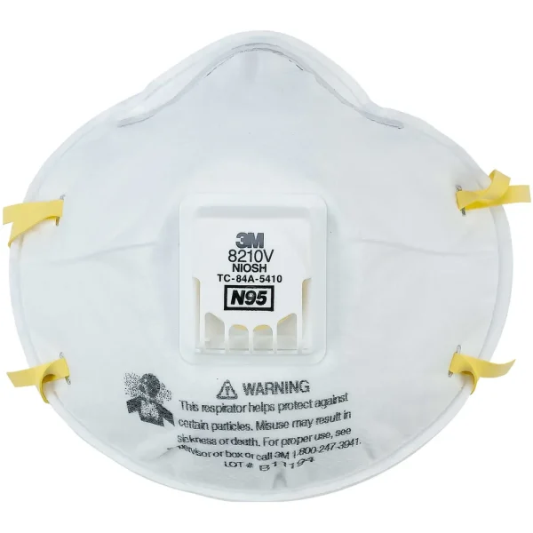 3M 8210V N95 Particulate Respirator with Cool Flow™ Valve