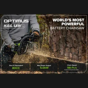 Optimus 5.0kw 28″ HOG Chainsaw Kit - view 3