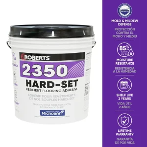 Roberts 2350 Hard Set Resilient Flooring Adhesive – 4 Gallons - view 2