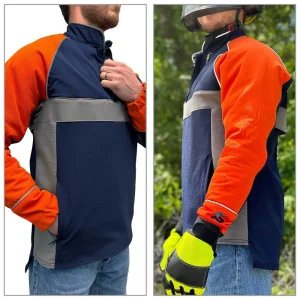SwedePro™ Professional Quarter-Zip Pullover Chain Saw Shirt - view 2