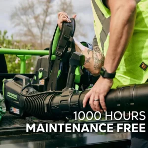 Greenworks 82V Dual Port Backpack Blower with Two 5Ah Batteries and Dual Port Charger - view 3