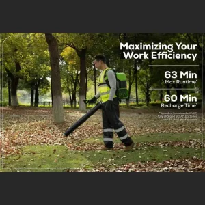 Optimus 82V Dual-Port Backpack Blower (Tool Only) - view 3