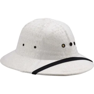Double-Lacquered Straw Pith Helmet - view 2