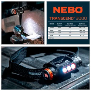 NEBO® Transcend 3000 Headlamp - view 2