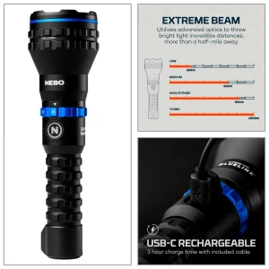 NEBO® Luxtreme MZ60 Blueline Flashlight - view 2