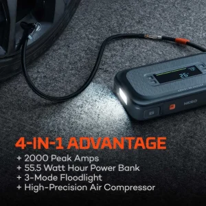 NEBO® Assist Air 2000XP Jump Starter & Air Compressor - view 2