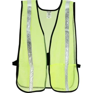 Mesh Safety Vest with Gloss Reflective Tape - view 2