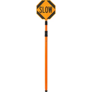 Telescopic Stop/Slow Traffic Signs