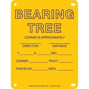 Painted Aluminum Location & Bearing Tree Posters - view 2
