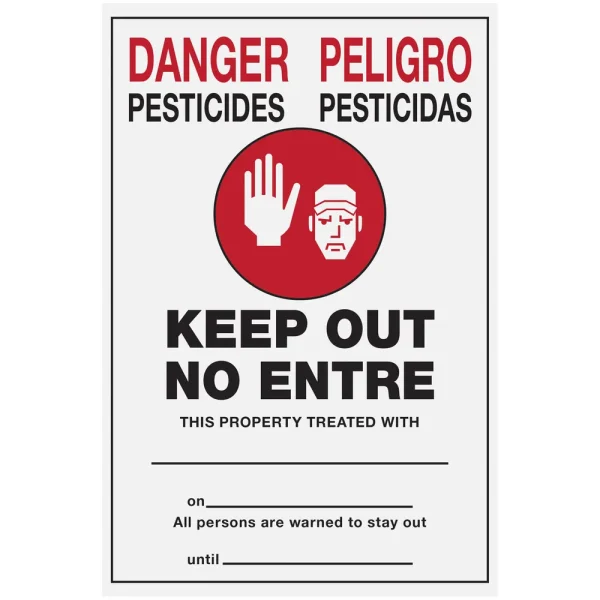 Pesticide Warning Signs
